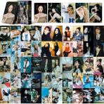 Home Silk 55PCS Aespa Lomo Fotokard Kartları Aespa Baharatlı Yeni Albüm Lomo Kartları Aespa Kartpostallar Için (Yurt Dışından)