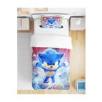 Home Sonic 3d Dijital Baskılı Tek Kişilik Erkek Çocuk Çarşafsız Nevresim Takımı