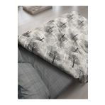 Home Tek Kişilik Ağaç Desenli Nevresim Takımı (160x240)/Düz Çarşaflı