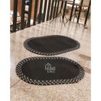 Home Turko 2'li Takım Jüt, Modern, Bohem, Banyo Paspası, Banyo Paspas Takımı, Çeyizlik, Hediyelik, Ev Eşyası - Siyah