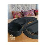 Home Turko Jüt, Amerikan Servis, Yemek Masası Takımı, Sunum Takımı, Supla Runner Seti, Sepetli Set Siyah