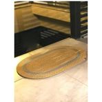 Home Turko Jüt, Desenli Gri Şeritli, Kapı Önü, Paspas, Banyo Paspası, Balkon Paspası/Hediyelik, Ev Eşyası JÜT-GRİ 80 x 100