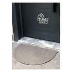 Home Turko Jüt, Hasır, Kapı Önü, Paspas, Banyo Paspası, Balkon Paspası/Hediyelik, Ev Eşyası. GRİ 40 x 70