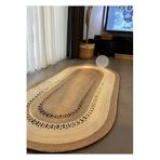Home Turko Jüt, Hasır, Kilim, Paspas, Yolluk, Jüt Halı, Jüt Paspas, Dekoratif Kilim, Bohem Tarzı Kilim, Kilim 100 x 150 Hasır-Bej