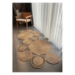 Home Turko Jüt, Kilim, Paspas, Bohem, Halı, Banyo Paspası, Kilim, Halı, Oturma Odası Halısı, Balkon Paspası 55 x 134 Hasır Desenli