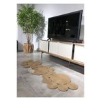 Home Turko Jüt, Paspas, Kilim, Yolluk, Halı, Banyo, Mutfak, Oturma Odası, Balkon, Yatak Odası, Paspası, Halısı 55 x 134 Bej