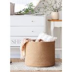 Home Turko Jüt, Saksı, Oyuncak Sepeti, Dekoratif Sepet, Iskandinav Tarzı Saksı, Depolama, Organizer 30X30CM - Renkli - Tek Ebat