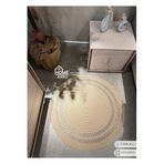 Home Turko Moderin, Hasır, Jüt Desenli, Naturel, Jüt Dekoratif, Kilim, Salon,mutfak Halısı Hediyelik, Ev Eşyası 140 x 140 Bej