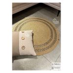 Home Turko Moderin, Hasır, Jüt Desenli, Naturel, Jüt Dekoratif, Kilim, Salon,mutfak Halısı Hediyelik, Ev Eşyası 140 x 140 Hasır, NAYLA-B1-140X140