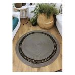 Home Turko Moderin,Hasır/Jüt. Desenli, Dekoratif, Kilim, Salon,mutfak Halısı. Çeyizlik, Hediyelik, Ev Eşyası 80 x 80 antrasit01