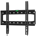 HOME VISION TV Duvar Montajı Sabit, Düşük Profilli TV Montajı, Max VESA 400X400mm ile Çoğu 26-55 inç TV'ler için Duvara Montaj TV Braketi 105 lb'ye kadar 16 inç Ahşap Saplamalara Uyar, Hızlı Bırakma