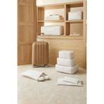 Home Wave 6'lı Gri Pötikare Valiz Düzenleyici Bavul İçi Organizer Set, Seyahat Hurcu