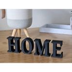 Home Yazılı Dekoratif Biblo ve Masaüstü Ev Ofis Süs Eşyası - Siyah