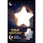 Home Yıldızlı Gece Lambası Led Sensörlü Priz Işık Bebek Çocuk Yatak Odası İçin Gece Işığı Beyaz Işık