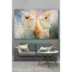 HOMEARTHS HAKT0016 Kelebek Ve Sanat Kanvas Tablo