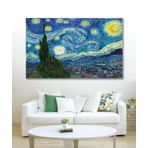 HOMEARTHS Van Gogh Yıldızlı Gece Duvar Kanvas Tablo (50 x 70 cm)