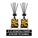 homeartplus 2 Li avantaj paket Atalier İstanbul Oda kokusu bambu esansiyel uçucu yağ 50 ml