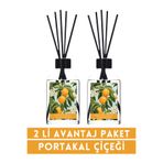 homeartplus 2li avantaj paket portakal çiçeği oda kokusu bambu esansiyel uçucu yağ 50 ml