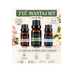 homeartplus 3x10 ml Esans Bebek Pudrası , Vanilya , Yasemin Koku Buhurdanlık Yağı Ve Aromaterapi yağı