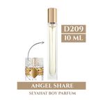homeartplus D209 - Seyahat boy 10 ml ( ANGEL SHARE ) delux kalite Parfüm
