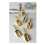 Homecare 715869 Vintage El Yapımı Gold 6'lı Baharat Ölçü Kaşığı Seti