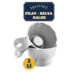 HomeCare Pratik Pilav Kalıbı - Helva Kalıbı 2 Li Set 717168