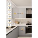 HOMECC Yapışkanlı Folyo -Kendinden Yapışkanlı Duvar Kağıdı - Mobilya Duvar Kapı Yapiskanli Kaplama Folyo 120x600 cm - Duvar Kagidi Folyo PP616