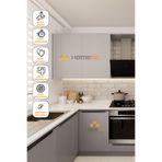 HOMECC Yapışkanlı Folyo - Minimal Huş Kaplama Kağıdı - Mobilya Duvar Kapı Yapiskanli Kaplama Folyo 120x800 cm - Duvar Kagidi Folyo MW755