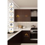 HOMECC Yapışkanlı Folyo - Naturel Avrupa Ceviz - Mobilya Duvar Kapı Yapiskanli Kaplama Folyo 120x250 cm - Duvar Kagidi Folyo KW033