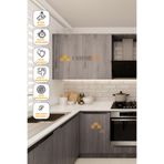 HOMECC Yapışkanlı Folyo - Premium Ahşap Nostalji Ceviz Kaplama Kağıdı - Mobilya Duva... Yapiskanli Kaplama Folyo 120x300 cm - Duvar Kagidi Folyo PW708