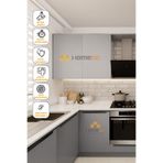 HOMECC Yapışkanlı Folyo - Premium Boyalı Ahşap Kahve Duvar Kaplama - Mobilya Duvar Kapı Yapiskanli Kaplama Folyo 120x1000 cm - Duvar Kagidi Folyo PP608