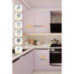 HOMECC Yapışkanlı Folyo - Super Mat Lila - Mobilya Duvar Kapı Yapiskanli Kaplama Folyo 120x100 cm - Duvar Kagidi Folyo SM932