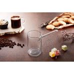 Homechef 400 ML Termisil Isıya Dayanıklı Borosilikat Cam Silindir Cezve - 400 ml
