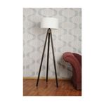 Homedit 3 Ayakli Tripod Lambader Abajur Kumas Baslik---Beyaz-C