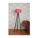Homedit 3 Ayakli Tripod Lambader Abajur Kumas Baslik---Fusya-C