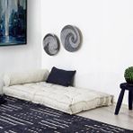 Homedius Sofa Buklet Kapitoneli Yer-Sedir Minderi Kirmizi Cift