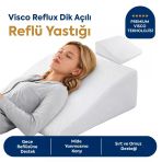 Homedius Visco Reflux Dik Açılı Reflü Yastığı Beyaz 65X60