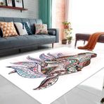 Homefesto Dekoratif Kaymaz Taban Renkli 80x200 cm Salon Halı