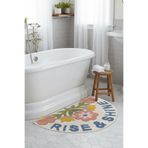 Homefesto Kaymaz Taban Modern Banyo Paspası | İnce & Yıkanabilir Banyo Paspası| 60x100 cm