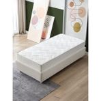 Homefy Muffy Full Ortopedik Pro Yaylı Yatak – Sade ve Ergonomik Tasarım, Memnuniyet Garantili - Beyaz - 90 x 190 cm