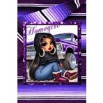 Homegirl Purple Serape Notebook: 200 Lined Pages
