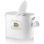 Homekolik Metal Bölmeli Deterjan Kutusu Beyaz 12 Lt LR0034