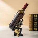 homelifestyle® Art (Resin, Anubis Heykeli & Stand, Siyah & Altın Sarı, 8 x 12,5 x 17 cm)