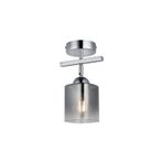 Homemania HOME MANIA, Lucea Rayo Tekli Krom Plafonyer 1Xe27, 1563-51-11