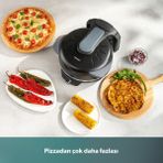 Homend Közy °400 Pizza Pide Lahmacun ve Sebze Közleme Makinesi - Siyah