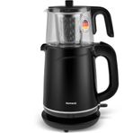 Homend Royaltea 1744H Siyah Inox Filtreli Çay Makinesi