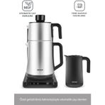 Homend Smart Royaltea Plus 1781H 2in1 Inox Çay ve Türk Kahve Makinesi