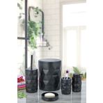 HOMENIVA Diamond Black 5’li Banyo Seti
