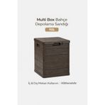 homenter Multi Box Bahçe Depolama Sandığı 90 L | Kilitlenebilir | İç & Dış Mekân