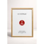 HOMEPACK 21X30 CM Doğal Ahşap Çerçeveli Poster Çerçevesi, Boş Çerçeve, AHŞAP-ÇERÇEVE-21X30
